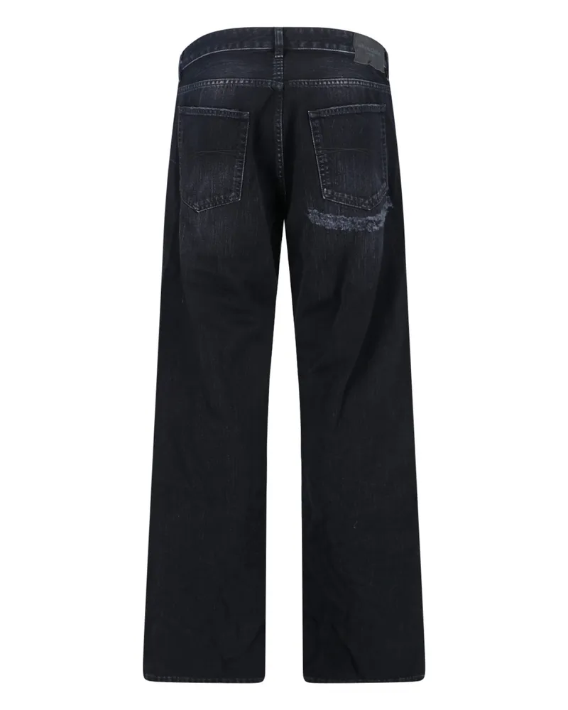 Balenciaga Men's Jeans Black Cotton Black