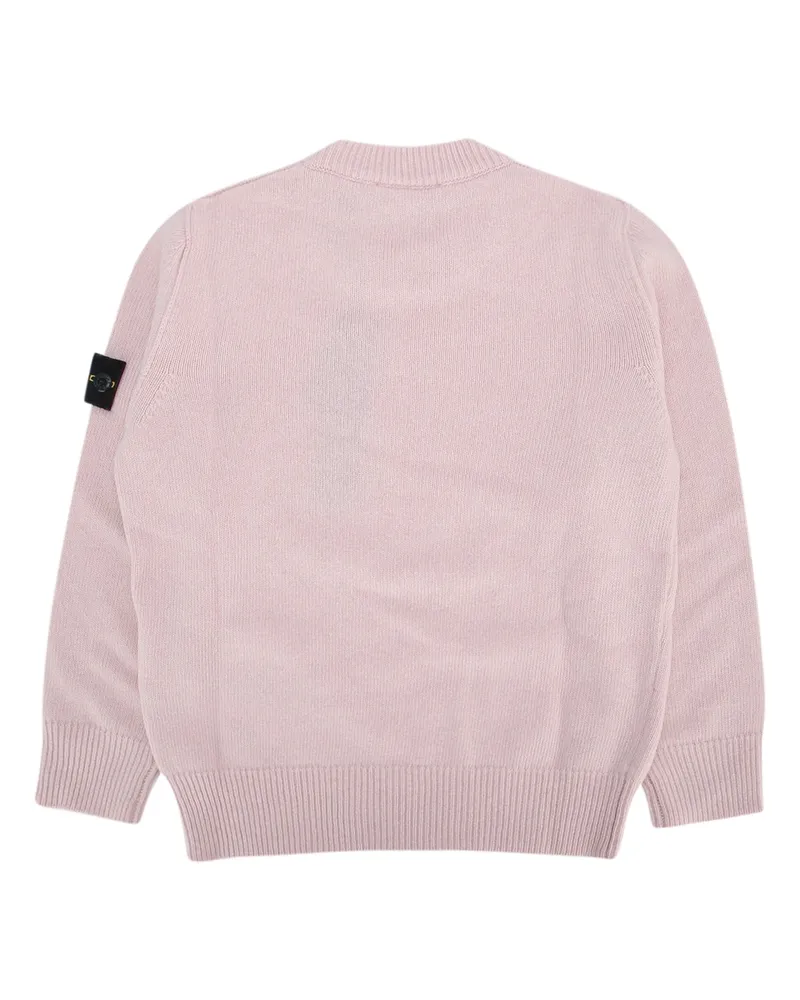 Stone Island Boys' Crew Neck Pink Maglieria Sweater Pink