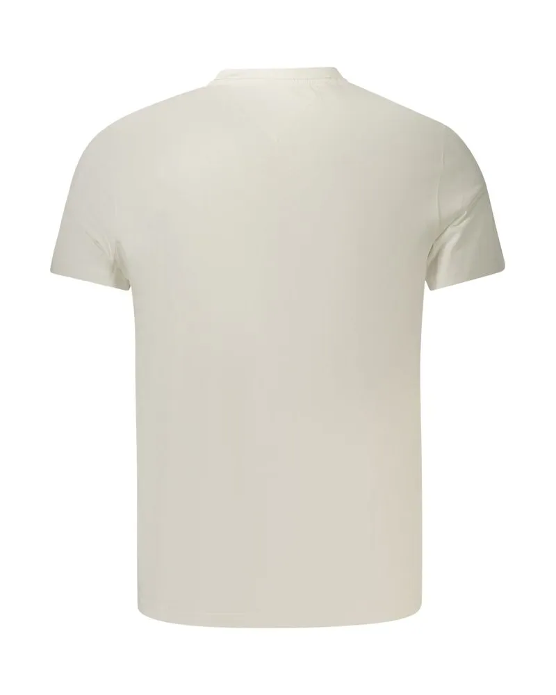 Tommy Hilfiger Logo-Embroidered Cotton T-Shirt — White White