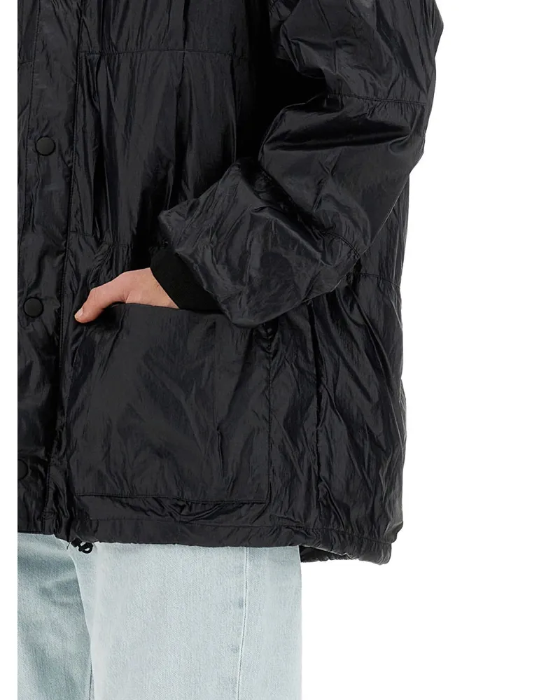 Our Legacy Rubberized Nylon Jacket — Black Black
