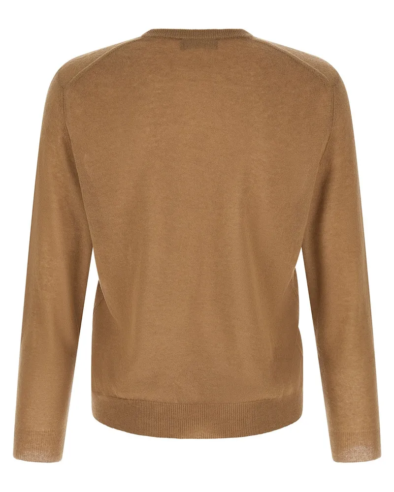 Zanone Giro Sweater — Camel Camel