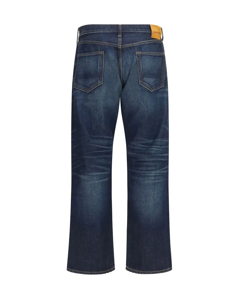Tom Ford 1950s Selvedge Jeans — Blue Blue