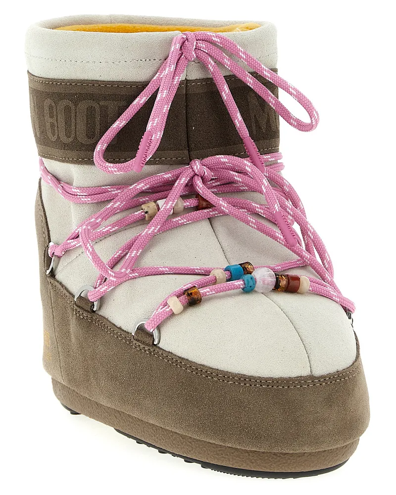 Moon Boot Icon Low Ankle Boot — Cream Cream