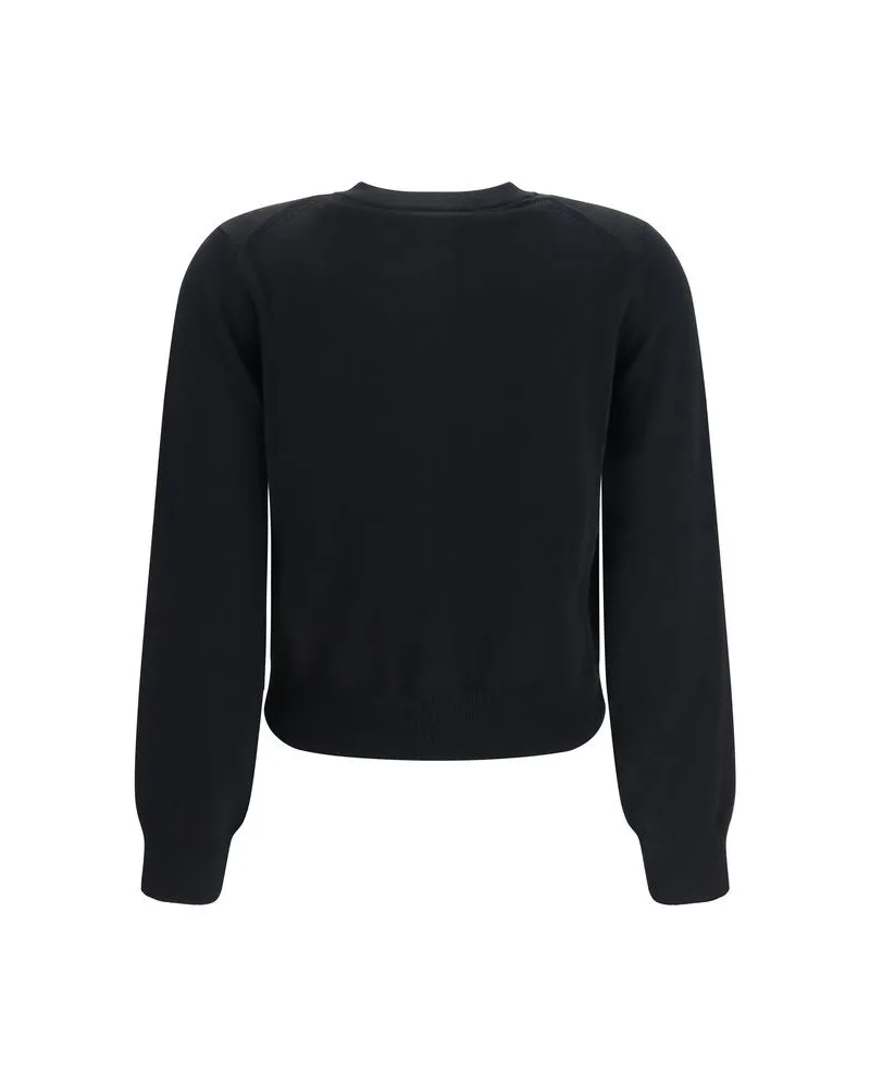 Kitsuné Baby Fox Cardigan — Black Black