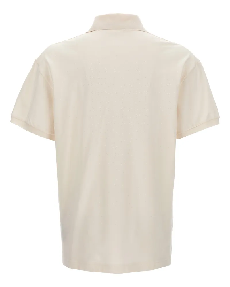 Palm Angels Men's White Polyester Polo Shirt White