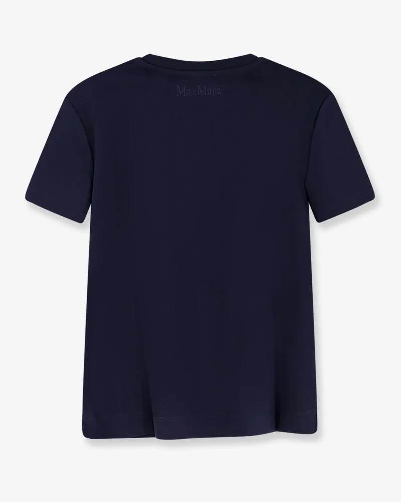 Max Mara Women's Cotton T-Shirt Blue T-Shirts & Jerseys Navy