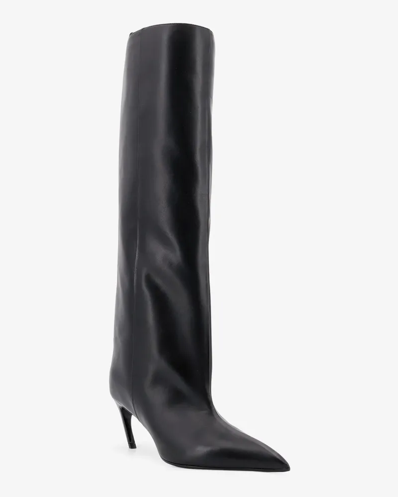 ATTICO Women's Boots Lea Leather Black Black