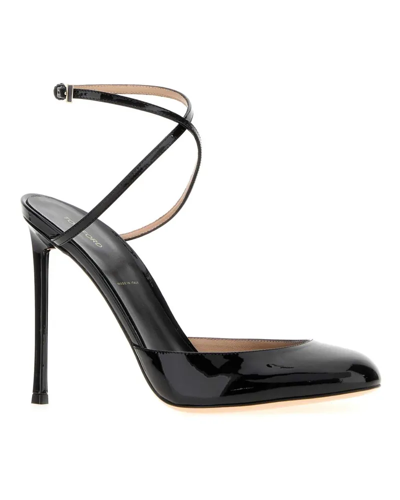 Tom Ford W3892lcl072p Naa Black Scarpe Con Tacco High Heel Shoes Black