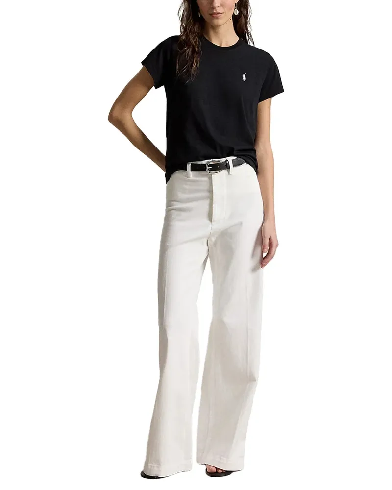 Ralph Lauren Crewneck Jersey T-Shirt — Black Black