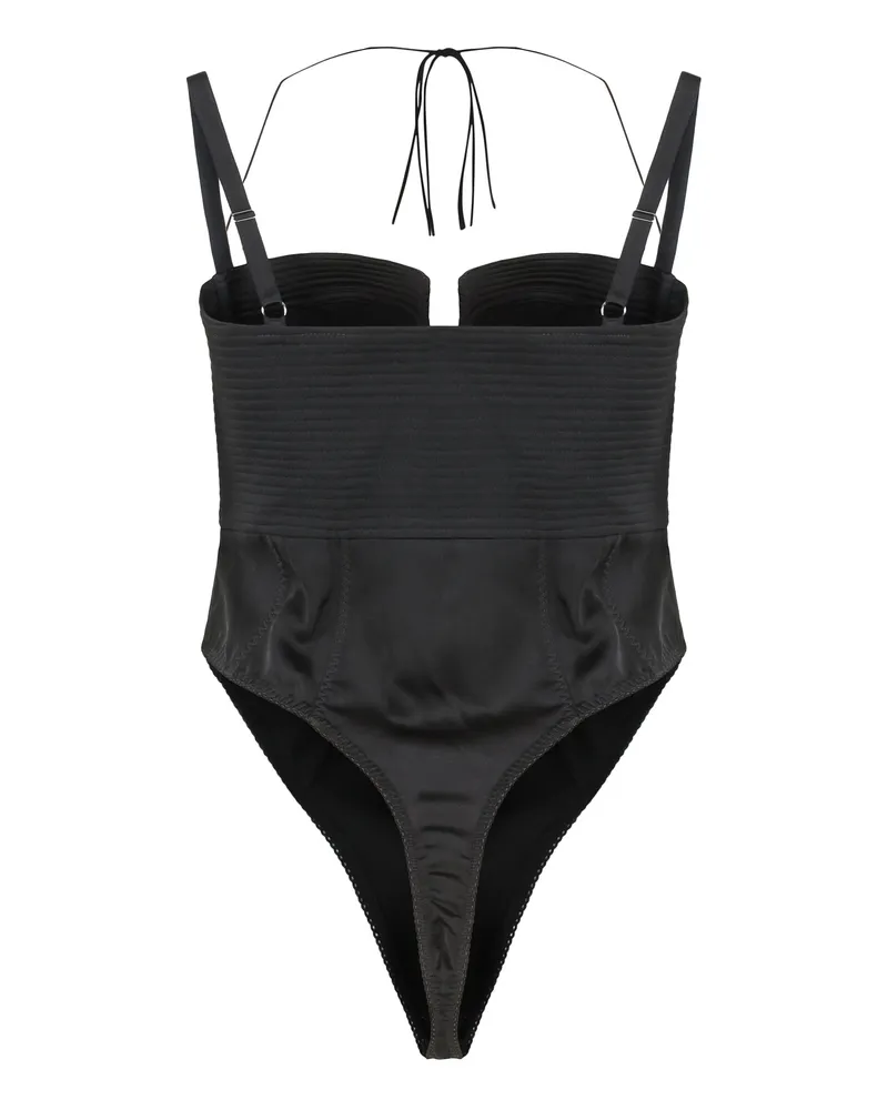 Anna October Women's Satin Body With Adjustable Straps Black Polyester Tops Top Black