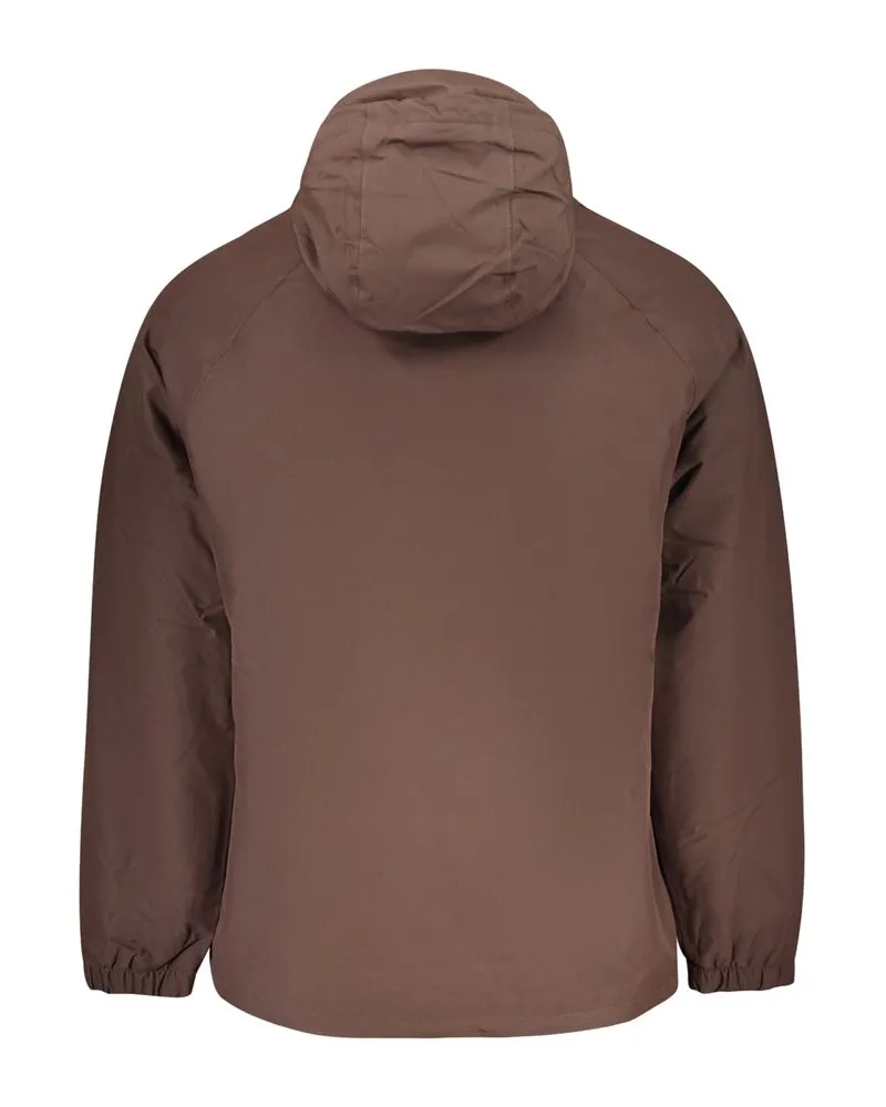 Timberland Hooded Polyester Jacket — Brown Brown