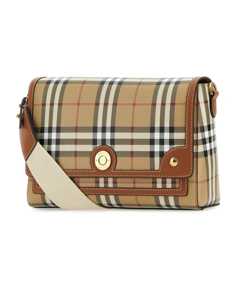 Burberry 8066226 A9534 Briarbrown Polyurethane Polyester Cotton Borse A Tracolla Bag Beige