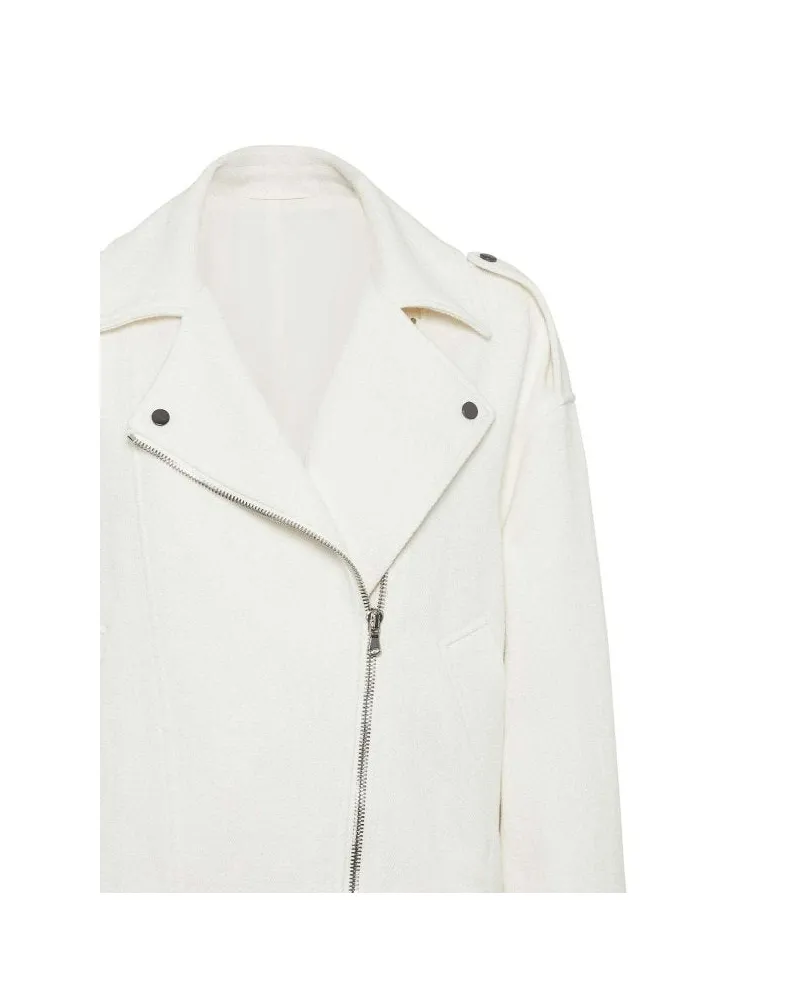 Brunello Cucinelli Cotton-Linen Jacket — Off White Off