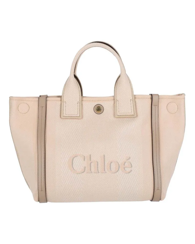 Chloé Women's Chloè Bags White Cotton Beige