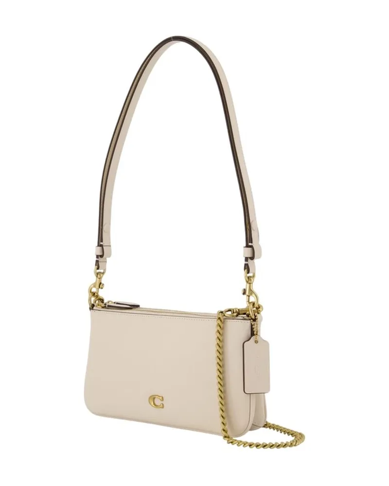 Coach Women's Crossbody Bag Beige Calfskin Beige
