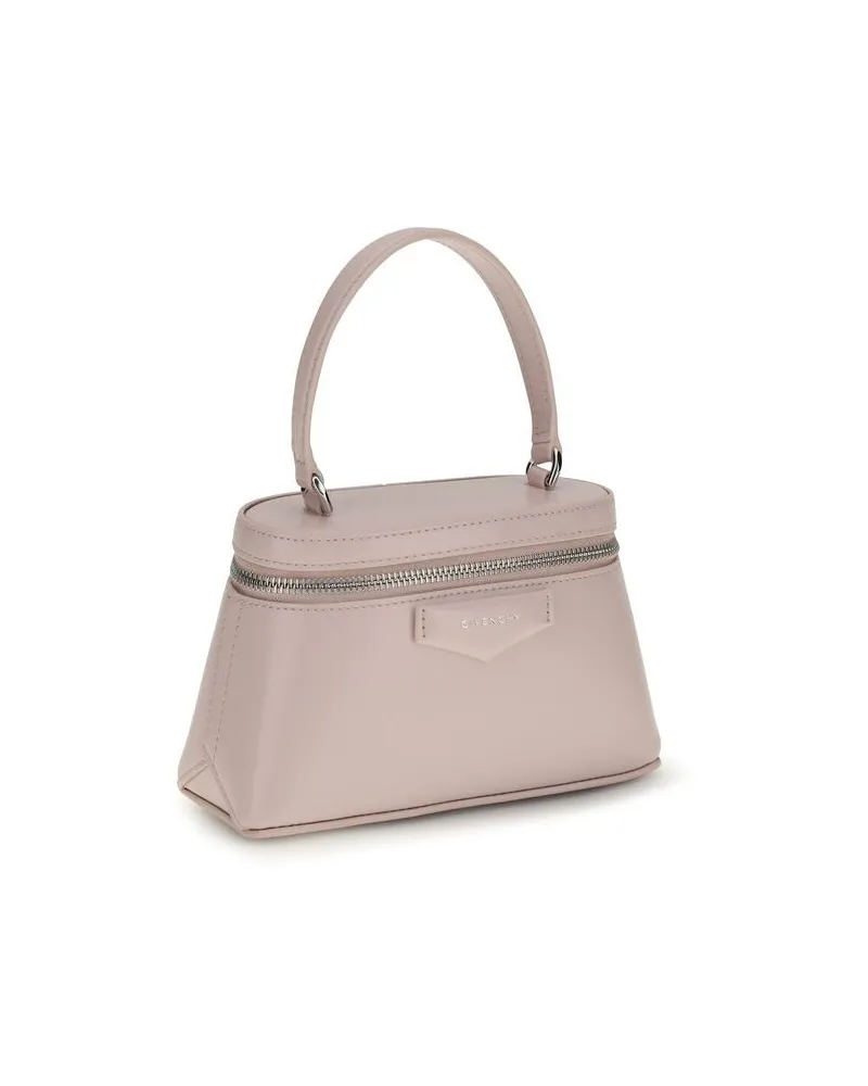 Givenchy Women's Antigona Top Handle Bag Pink Calf Leather Bos Pink