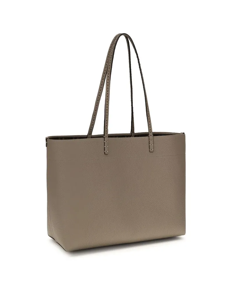 Fendi Roll Shoulder Bag — Beige Beige