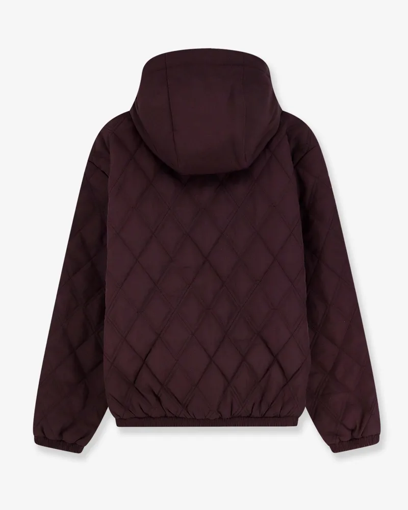 adidas Women's Nylon Down Jacket Ke9956 Purple Polyester Purple