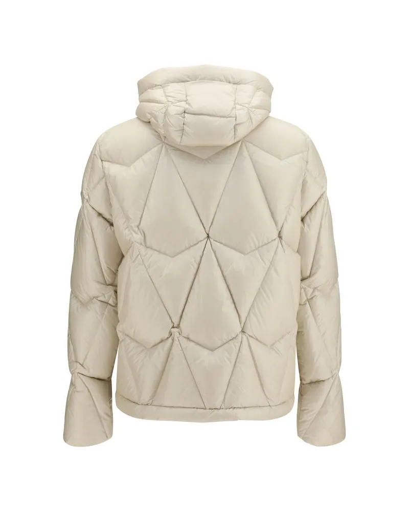 Moose Knuckles Men's Beige Nylon Full-Length Jacket Clothing Beige
