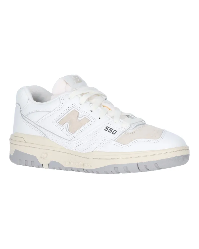 New Balance Unisex Sneakers White Pelle White