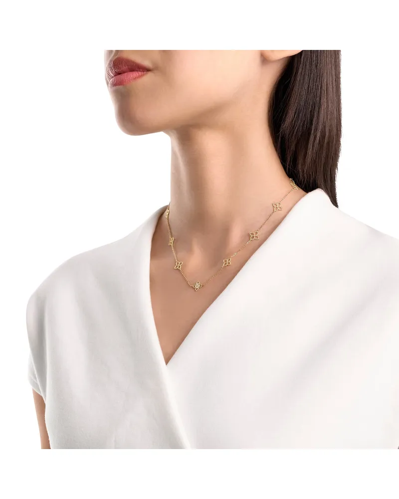 Roberto Coin Women's 18kt Yellow Gold Diamonds Necklace Ss26 W Gold