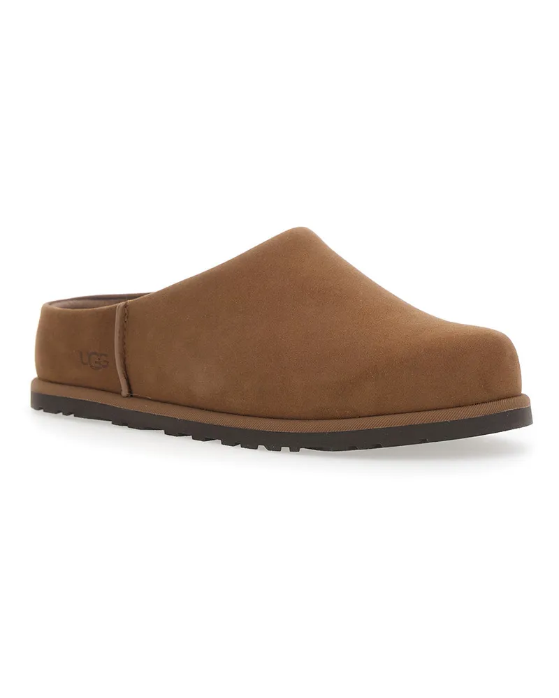 UGG Women's Mule W Otzo Clog Brown Leather Brown