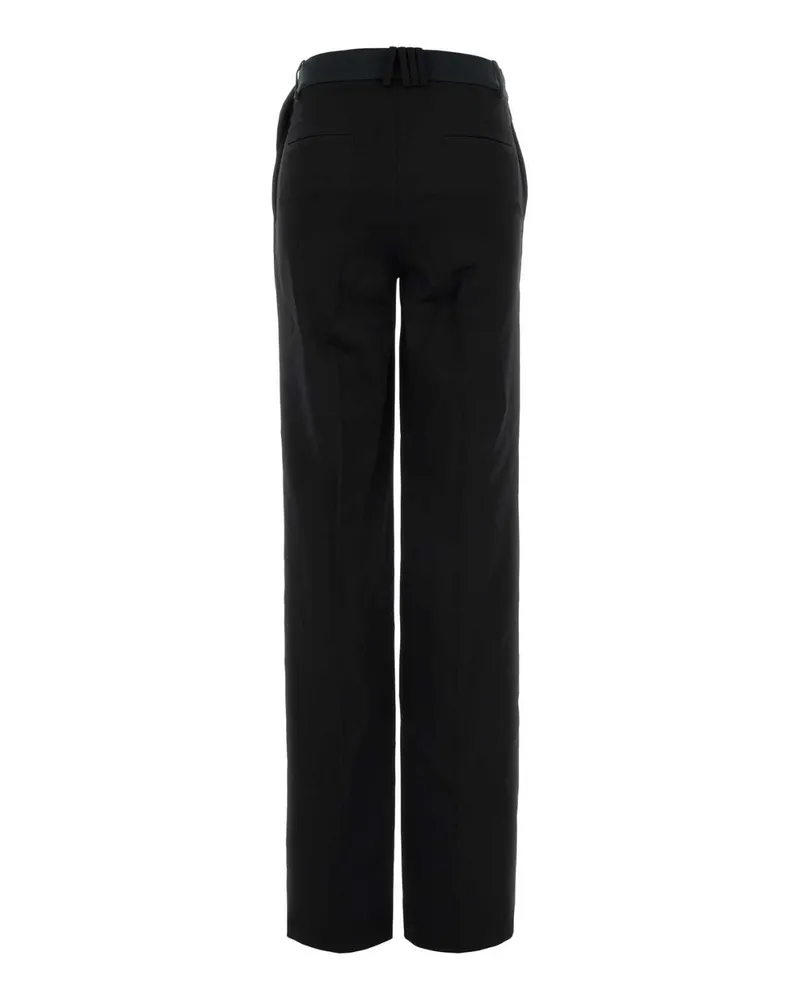 ATTICO Black Exterior: Virgin Wool Pantaloni Trousers Black
