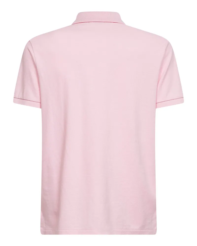 Ralph Lauren Mesh Cotton Polo Shirt — Pink Pink