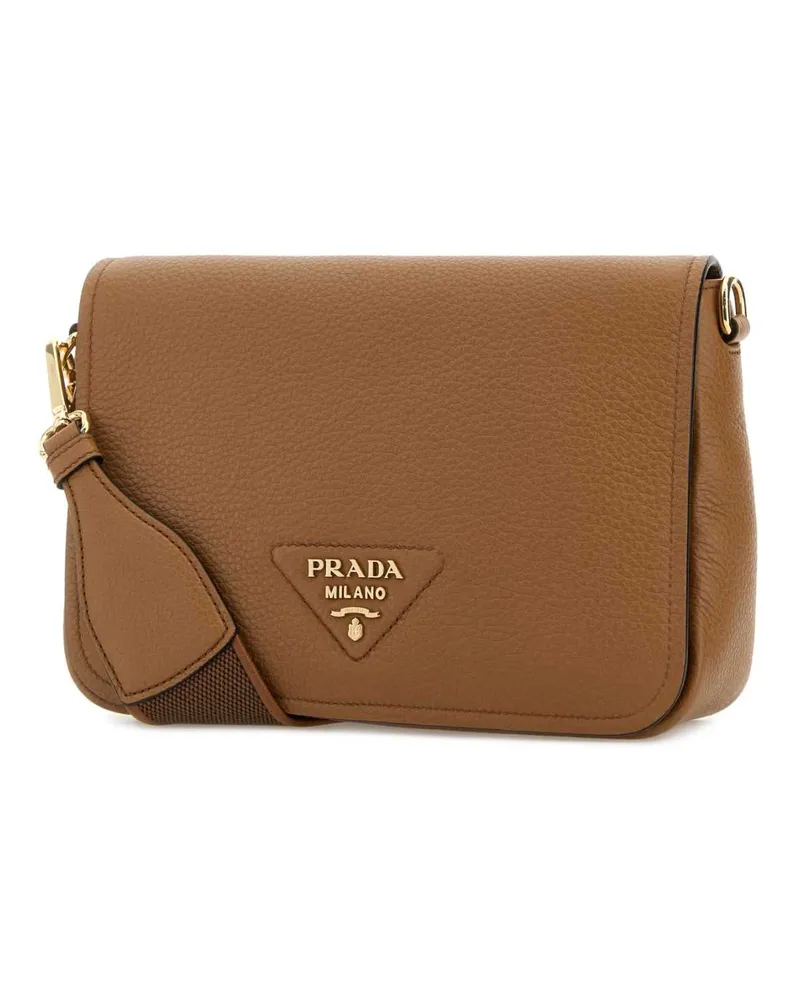 Prada Women's Brown Leather Crossbody Bag Caramel 0 1 N Borse A Tracolla Brown