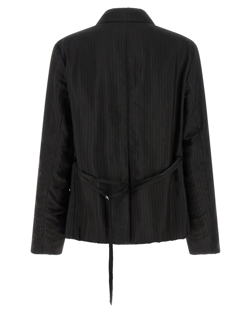 Dries van Noten Blursy Blazer — Brown Brown
