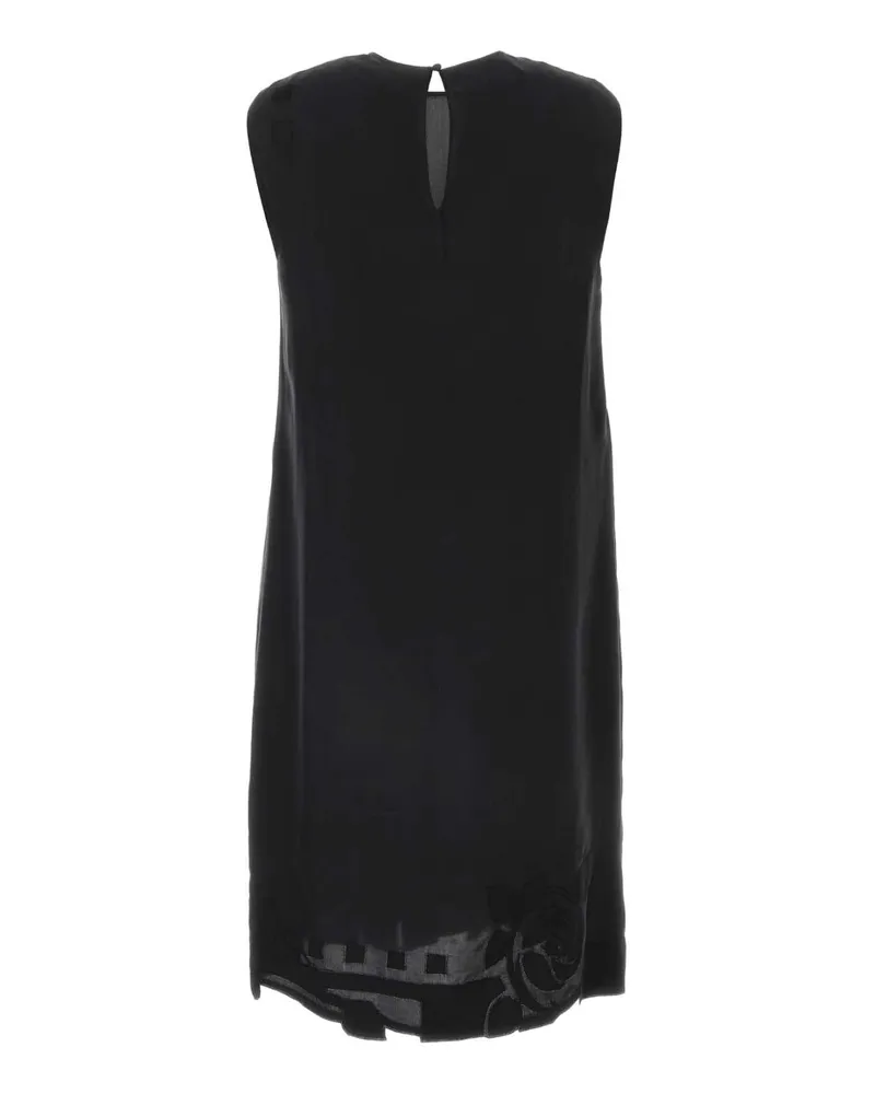 Prada Women's Black Silk Dress Nero Abiti Black