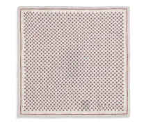 Silk Geometric Polka Dot Pocket Square — Multicolor
