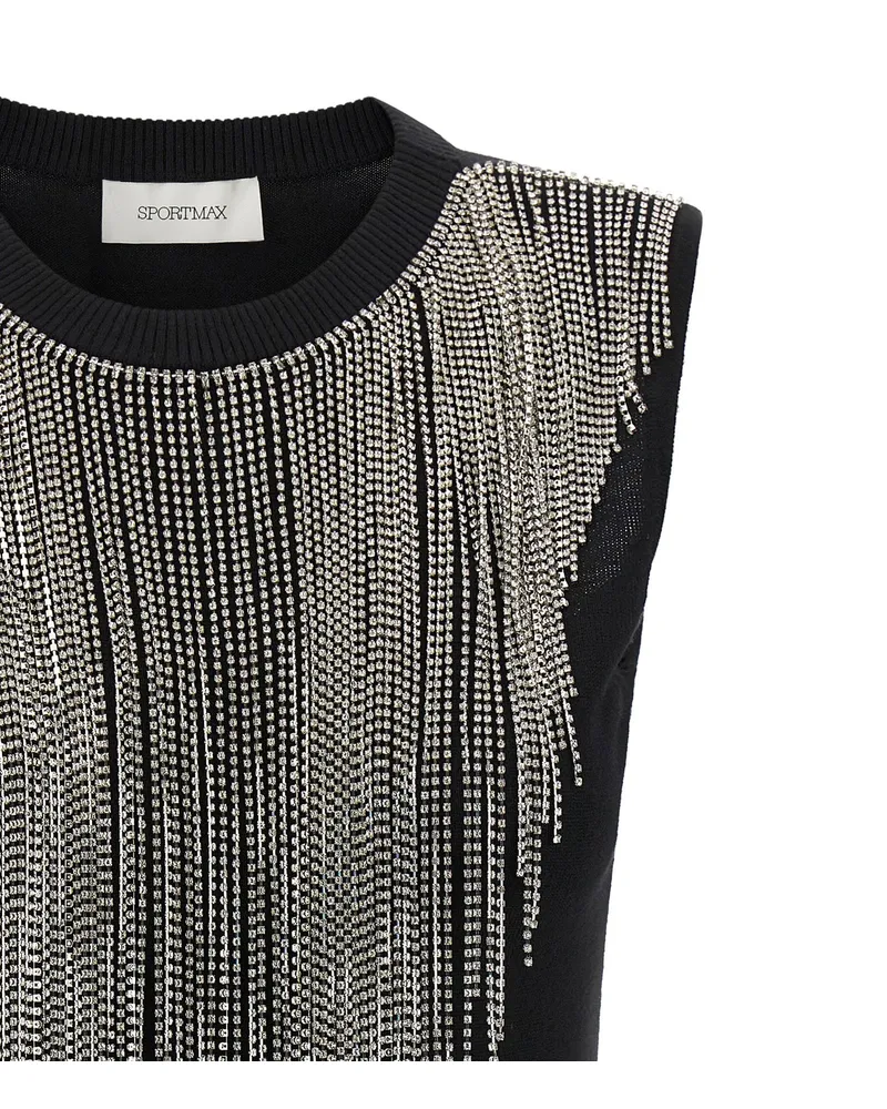 SPORTMAX Tank Top — Black Black