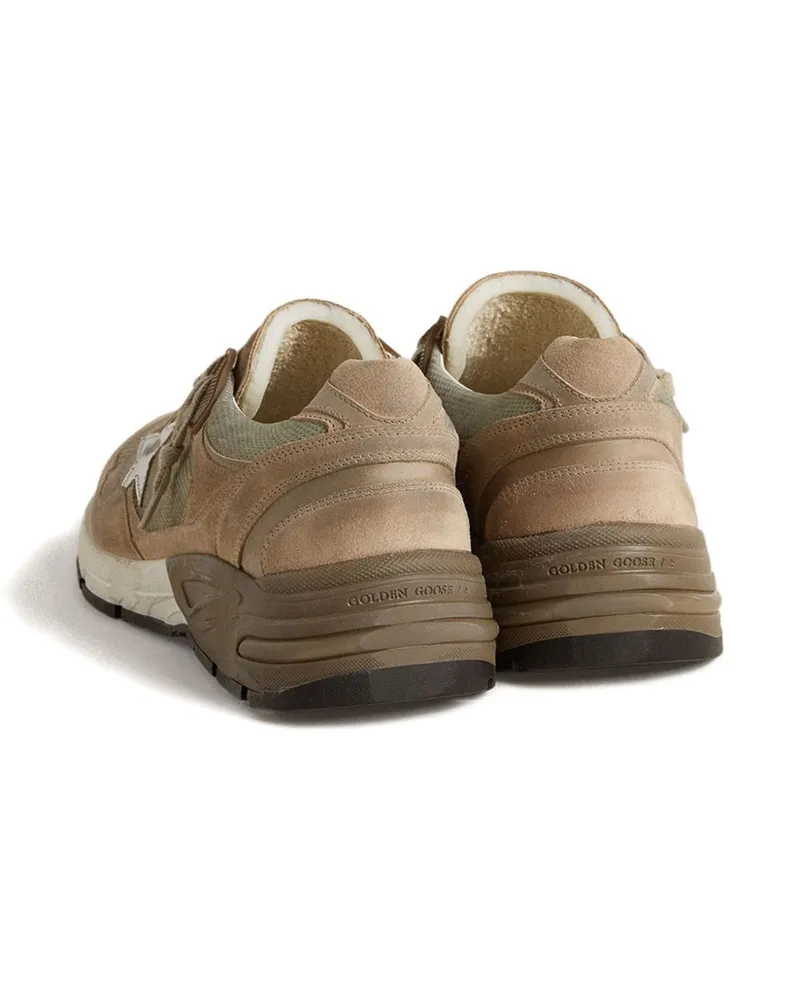 Golden Goose Running Dog Sneaker — Beige Beige