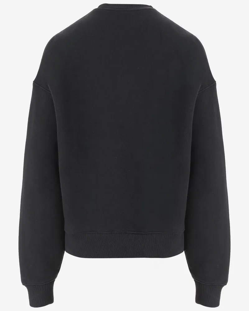 AUTRY Women's Cotton Sweatshirt Black Top Black