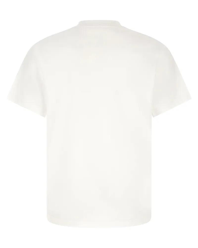 Moncler Men's White Cotton T-Shirt White