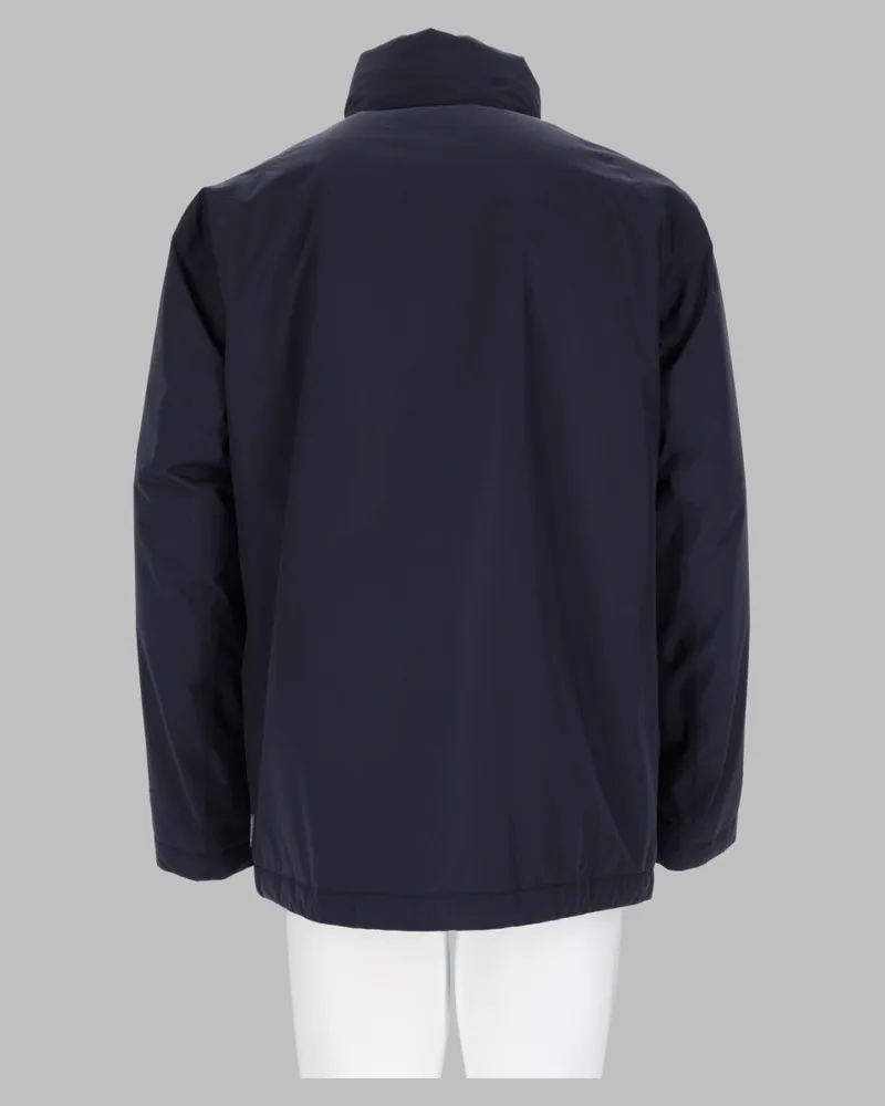 Herno High-Neck Quilted Down Jacket — Navy Navy