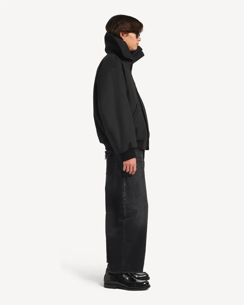 Balenciaga Men's Round Fit Jeans Black Black