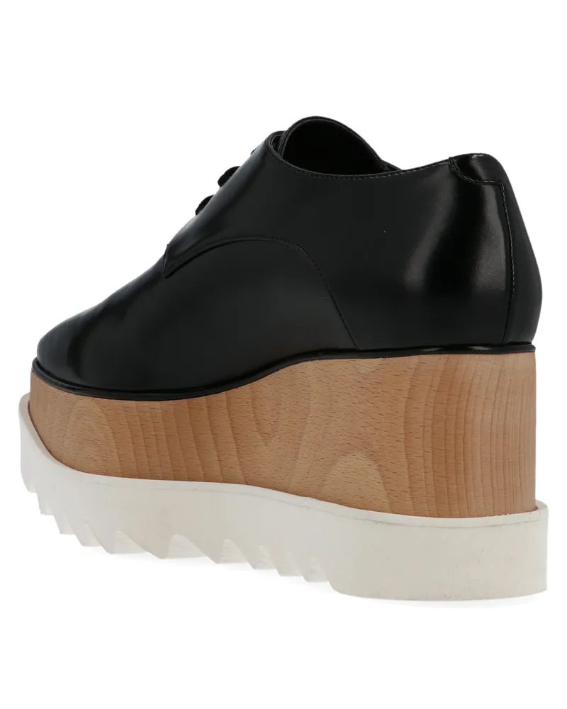 Stella McCartney Women's Black Polyethylene Wedge Sandals Black