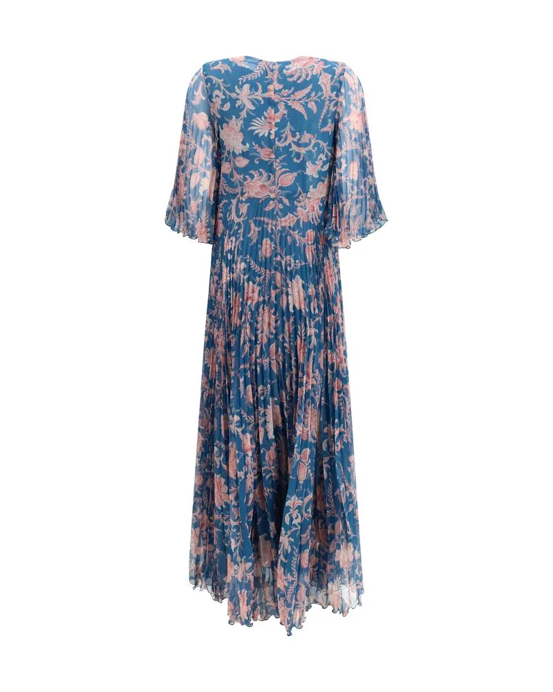 Etro Women's Blue Polyester Casual Dress Blue