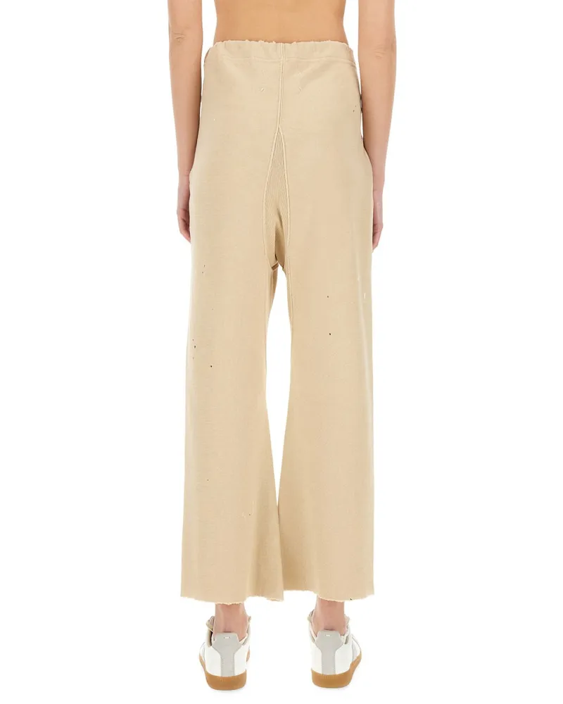 Maison Margiela Cotton Trousers — Ivory Ivory