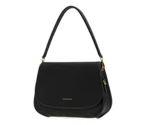 Women's Conv Shoulder Bag Black Leather