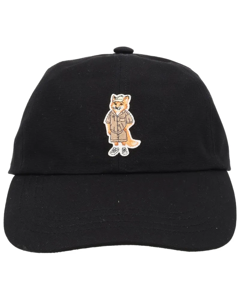 Kitsuné QU06102WB0026_P199 Baseball Cap — Black Black