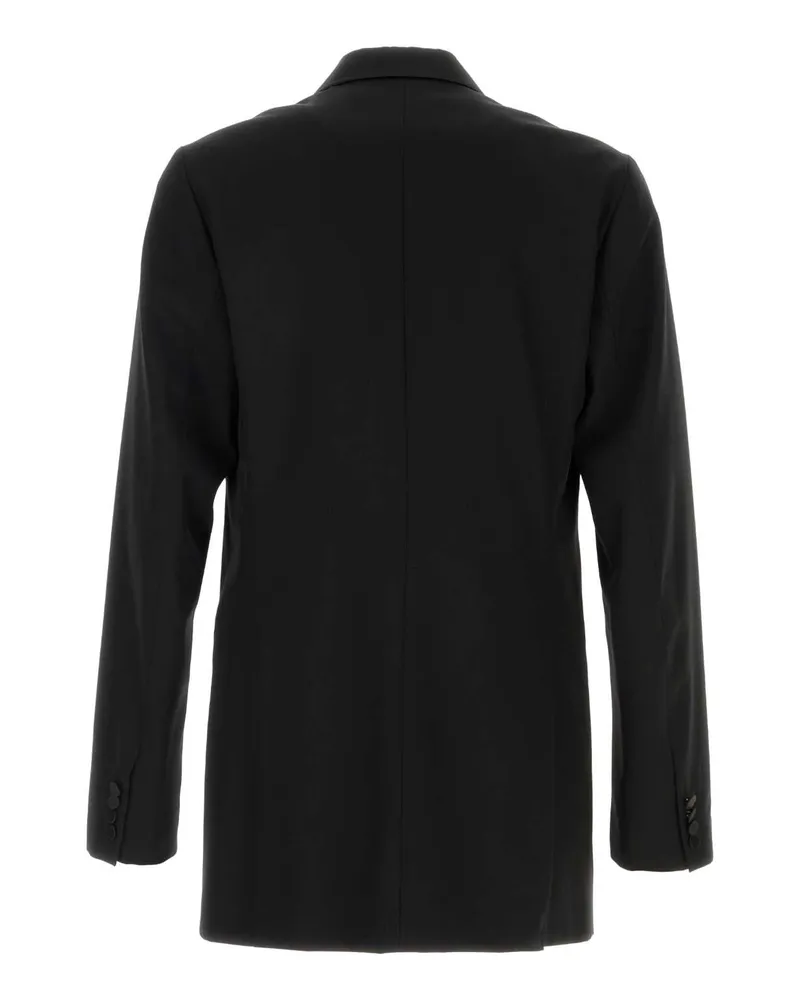 Dries van Noten Men's Black Wool Blend Bartux Blazer Giacche E Gilet Jacket Black