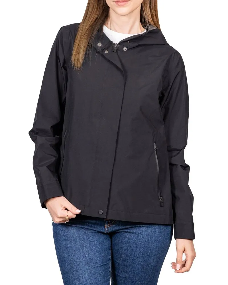 Herno Women Black Polyester Shell Jacket Clothing Black