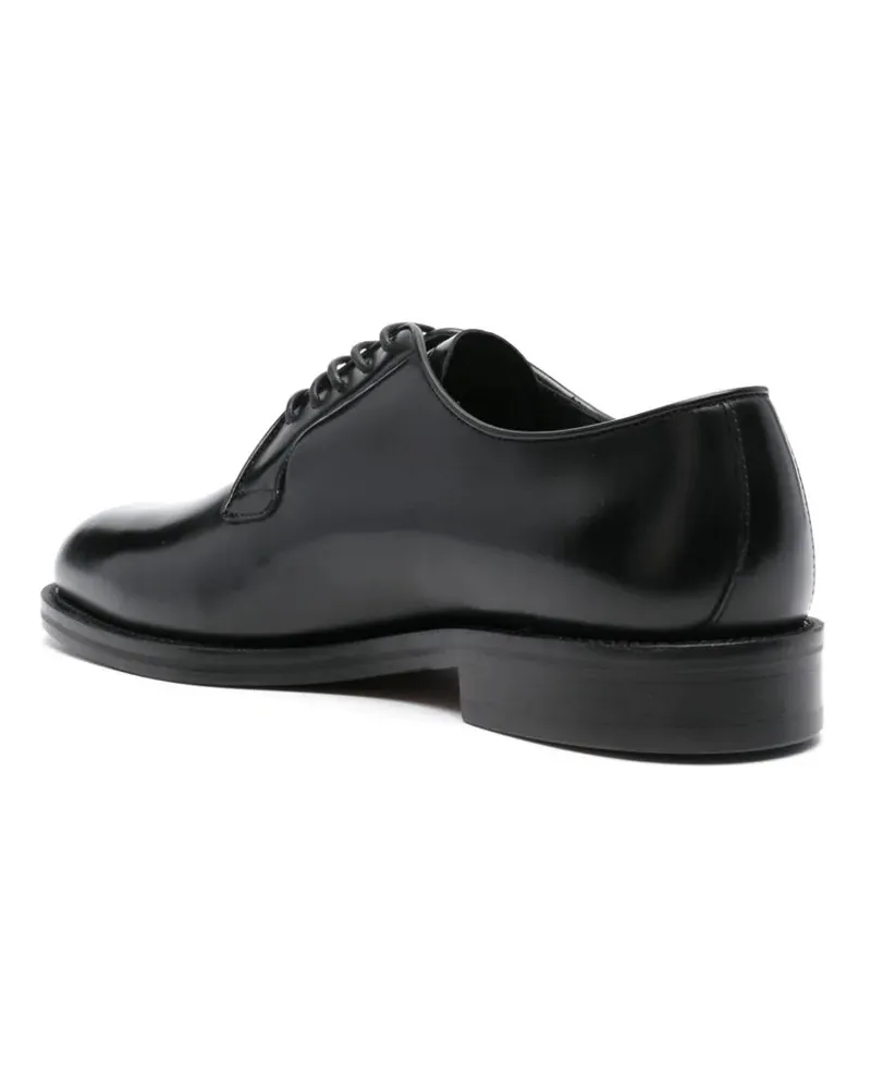 Dsquared2 Men's Leather Derby Shoes Ss24 M Black