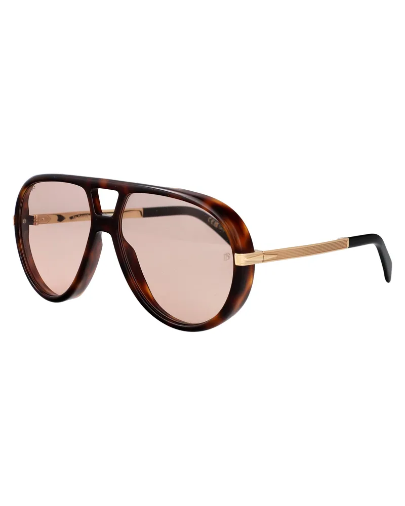 EYEWEAR by DAVID BECKHAM Men's Sunglasses Db99-Voyager Havana Gold Acetate Havana