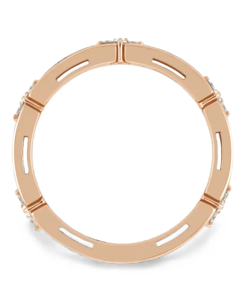 Roberto Coin Women's 18kt Rose Gold Diamonds Ring Aw26 W Rose