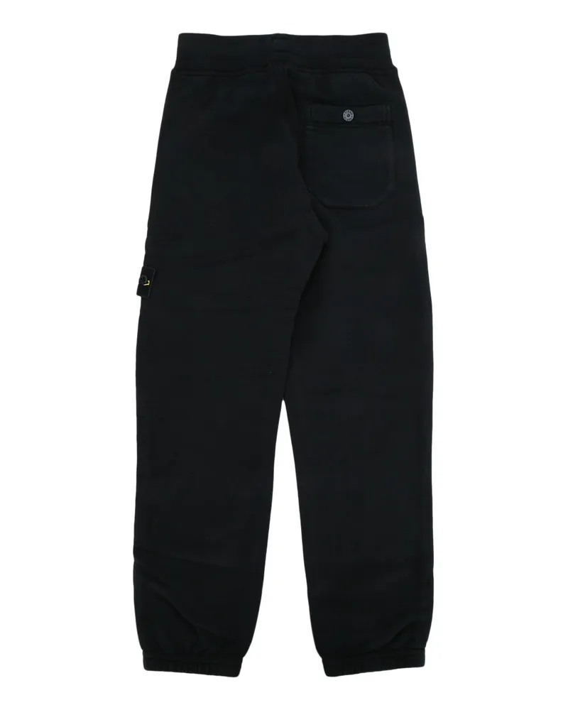 Stone Island Boys' Sweat Bottoms Black Pantaloni Trousers Black
