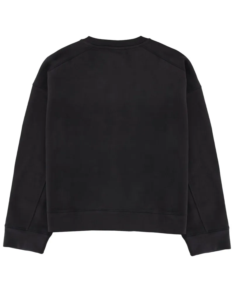 Ganni Organic Cotton Graphic Sweatshirt — Gray Gray